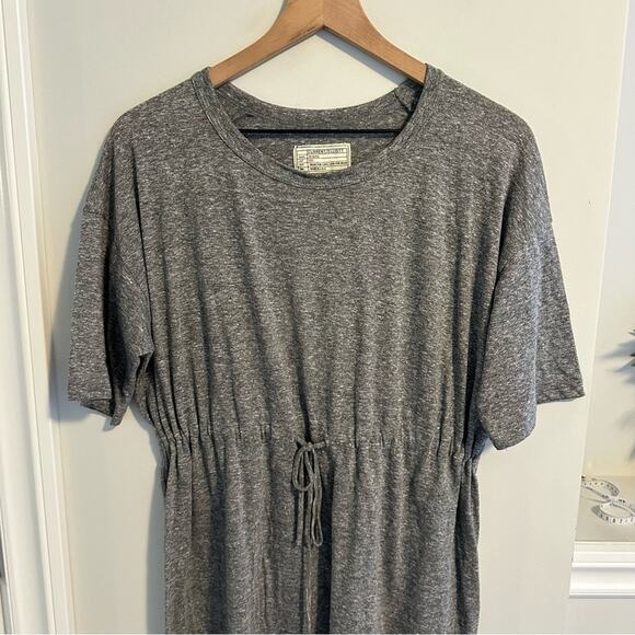 NWT Current/Elliott Gray Short Sleeve Mini Dress Medium - Picture 9 of 13